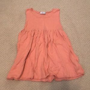 zara knit peplum tank top